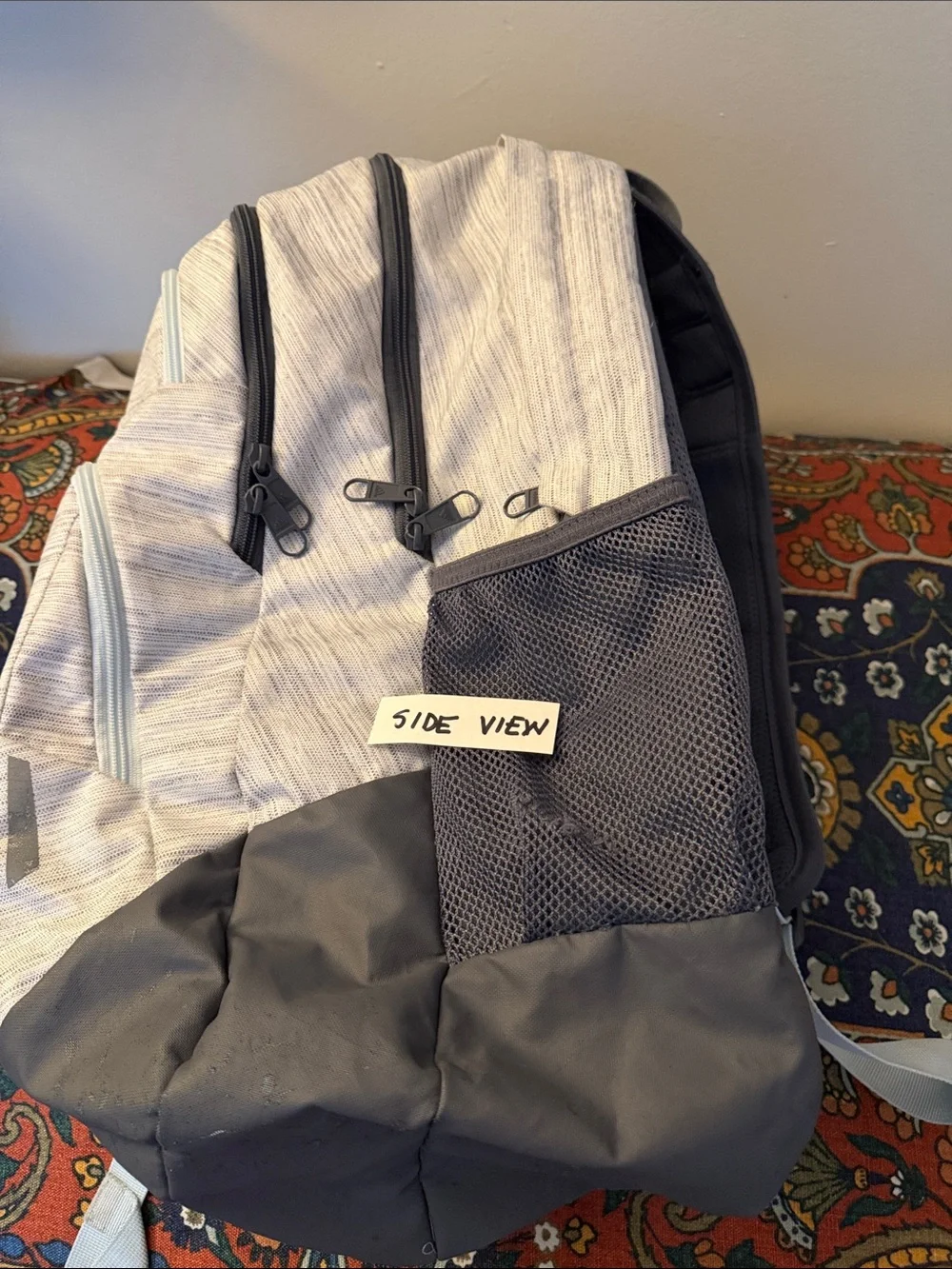 adidas Light Gray and Dark Gray Everyday Backpack